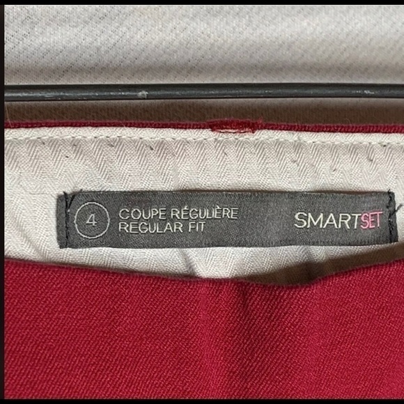 4/$35 Smart Set 4 Fuscia Stretch Clean Front - Picture 4 of 5